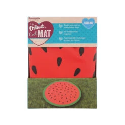 Rosewood Watermelon Print Round Dog Cool Mat -PetJoy Shop 02507 pk