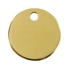 Red Dingo Engraved Brass Dog Tag Circle -PetJoy Shop 03 CL ZZ LG