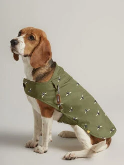 Joules Water Resistant Raincoat Olive Bee Print