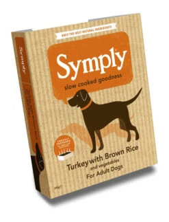 Symply Adult Turkey Bake Brown Rice & Veg Wet Dog Food -PetJoy Shop 1231021926 SymplyWetPackShotTurkey26RiceAdult