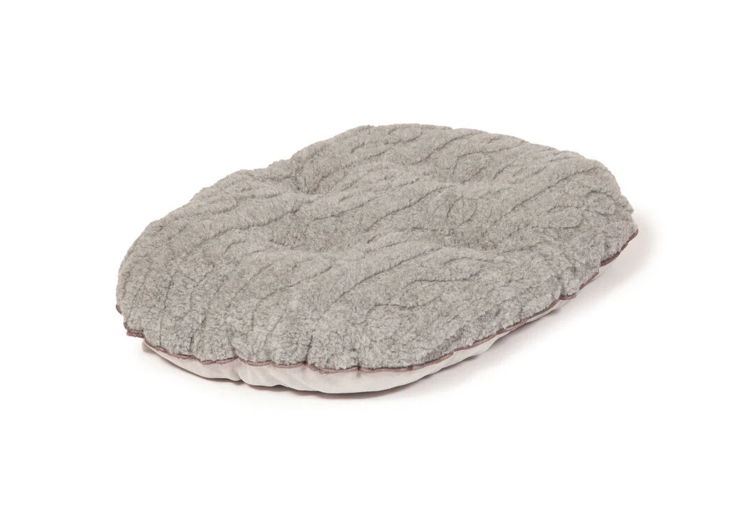 Danish Design Bobble Grey Pewter Quilted Dog Mattress 3 Danish Design Bobble Grey Pewter Quilted Dog Mattress