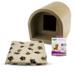 Mr Snugs KatDen Outdoor Cat Kennel/Shelter - Granite (Various Options) 31 Mr Snugs KatDen Outdoor Cat Kennel/Shelter - Granite (Various Options) -PetJoy Shop 1231022067 Kat Den New With Door With Mattress
