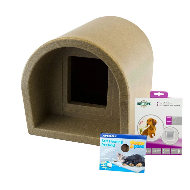 Mr Snugs KatDen Outdoor Cat Kennel/Shelter - Granite (Various Options) 9 Mr Snugs KatDen Outdoor Cat Kennel/Shelter - Granite (Various Options) - Image 7