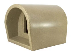Mr Snugs Katden Cat Kennel With Pet Mattress - Sandstone -PetJoy Shop 1231022067 sand2Bside