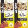 72 X Webbox Cats Delight Tasty Sticks Chicken & Liver 1 72 X Webbox Cats Delight Tasty Sticks Chicken & Liver -PetJoy Shop 13906