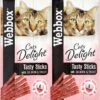 72 X Webbox Cat Sticks Salmon & Trout Sticks 2 72 X Webbox Cat Sticks Salmon & Trout Sticks -PetJoy Shop 14107