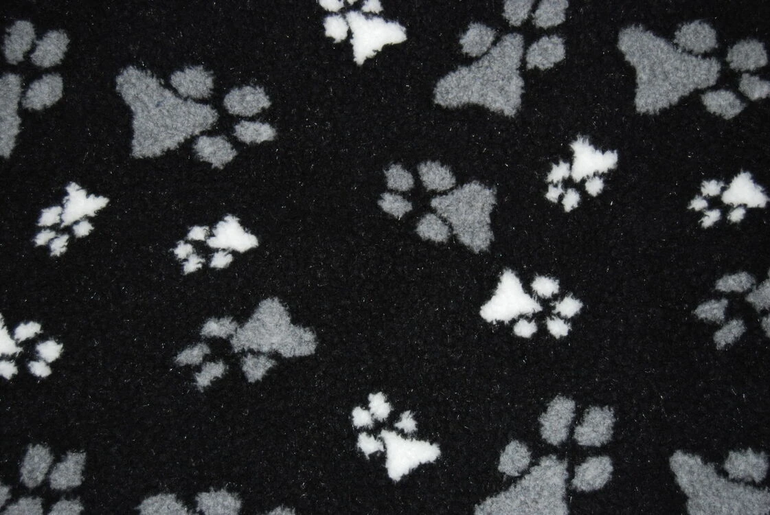 AniMate Double Sided Fleece Blanket - Black 3 AniMate Double Sided Fleece Blanket - Black