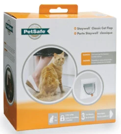 PetSafe Staywell Classic Manual 4 Way Locking Cat Flap White -PetJoy Shop 2048