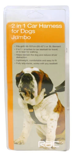RAC Adjustable 2 In 1 Car Harness Dog Seat Belt