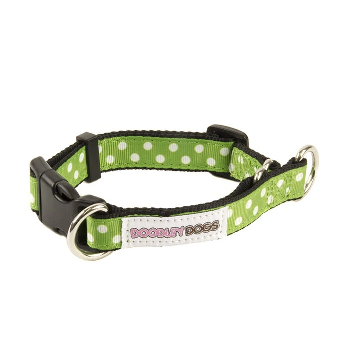 Great&Small Doodley Dogs Green Ribbon Collar 3 Great&Small Doodley Dogs Green Ribbon Collar