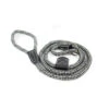 Great&Small Rope Slip Lead Black With Leather 2 Great&Small Rope Slip Lead Black With Leather -PetJoy Shop 211228