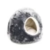 Great&Small Snuggle & Snooze Cat Igloo Grey & White -PetJoy Shop 211672