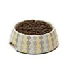 Great&Small Cream Diamond Melamine Bowl -PetJoy Shop 212505