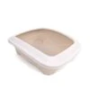 Great&Small Litter Tray With Rim Stone Beige -PetJoy Shop 212720web