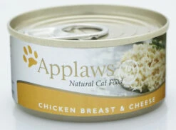 24 X Applaws Cat Can Chicken & Cheese 156g
