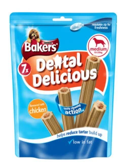 6 X Bakers Dental Delicious Medium Chicken 200g