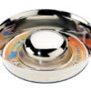 Classic Super Prem Stainless Steel Non Tip Slow Feeder Bowl 2600ml -PetJoy Shop 28031
