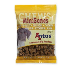 14 X Antos Mini Bones Chicken Training Treat 200g