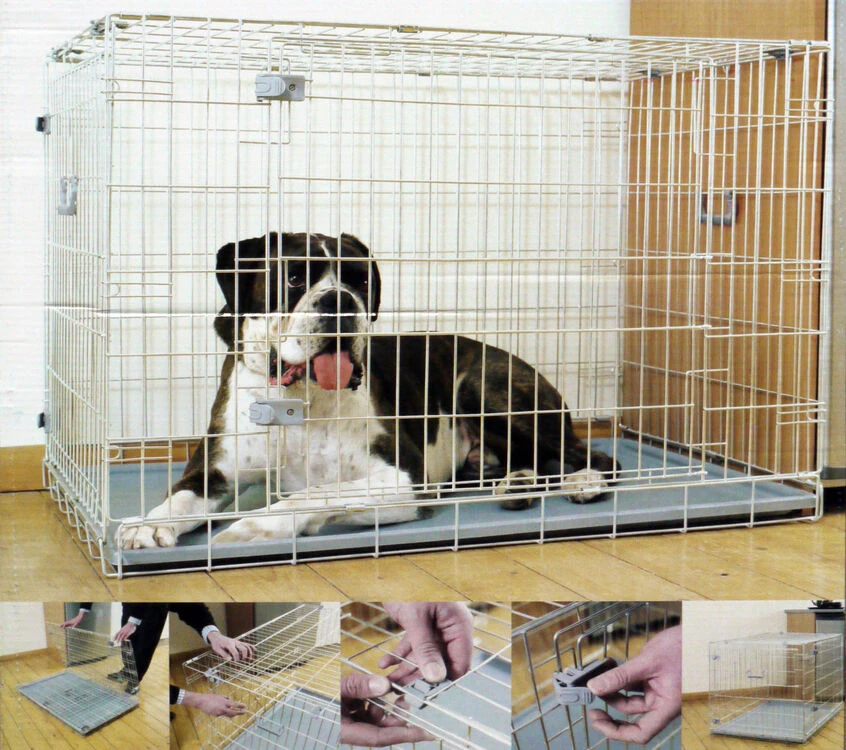 Rosewood Options Two Door Dog/Puppy Crate Cage 3 Rosewood Options Two Door Dog/Puppy Crate Cage