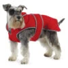 Muddy Paws Stormguard With Fleece Lining Dog Coat In Red
