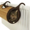 Rosewood Jolly Moggy Natural Bamboo Radiator Cat Bed Tunnel -PetJoy Shop 34290