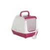 Unbranded Hooded Cat Loo Hot Pink -PetJoy Shop 352465