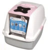 Catit Hooded Cat Litter Tray Pink