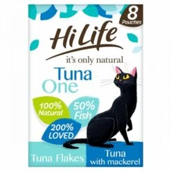 HiLife Its Only Natural Cat Pouch Multipack The Tuna One In Jelly