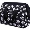 Wahl Grooming Frogmouth Bag White Paw Print On Black 2 Wahl Grooming Frogmouth Bag White Paw Print On Black -PetJoy Shop 39745