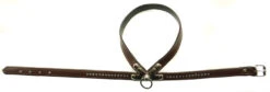 Nobby Double Backed Swarovski Crystal Harness Brown