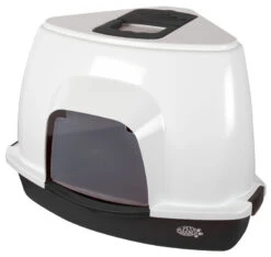 Pet Brands Corner Cat Litter Tray With Hood