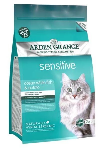 Arden Grange Cat Sensitive With Ocean White Fish & Potato 3 Arden Grange Cat Sensitive With Ocean White Fish & Potato