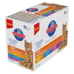 12 X 85g Hill's Science Plan Feline Chunks & Gravy Adult Pouch Multipack
