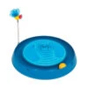 Catit Play Circuit Ball Toy With Massager Blue -PetJoy Shop 43001 circuit ball toy catnip massager productshot