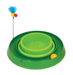 Catit Play Circuit Ball Toy With Grass Green