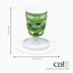Catit Senses 2.0 Food Tree -PetJoy Shop 43151 catit food tree measurements