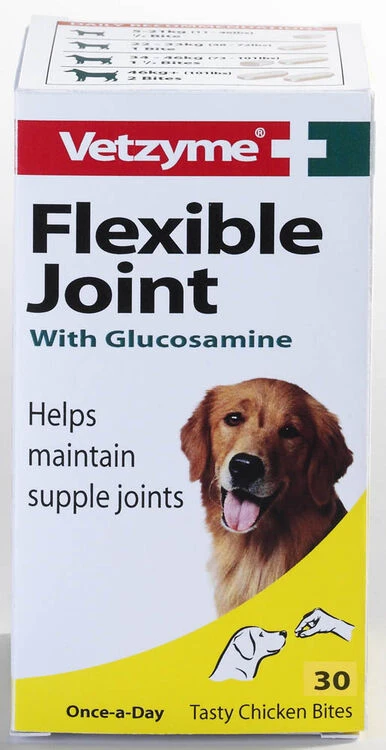 Vetzyme Dog Flexible Joint With Glucosamine 3 Vetzyme Dog Flexible Joint With Glucosamine