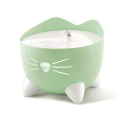 Catit Pixi Cat Water Fountain Mint Green -PetJoy Shop 43718 catit pixi fountain green on with spout 1