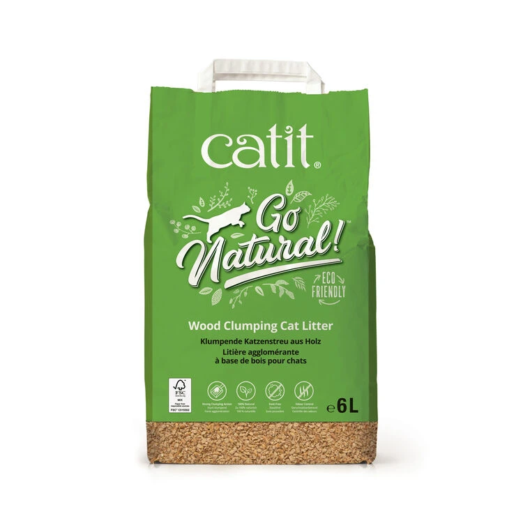 Catit Go Natural Wood Clumping Cat Litter 3 Catit Go Natural Wood Clumping Cat Litter