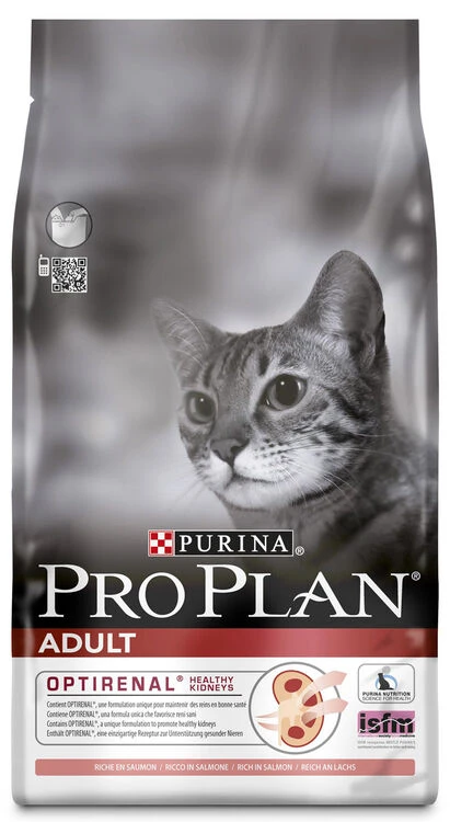 Purina Pro Plan Cat Optirenal Adult Salmon & Rice 3 Purina Pro Plan Cat Optirenal Adult Salmon & Rice