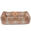 Danish Design Newton Brown Check Truffle Snuggle Dog Bed -PetJoy Shop 47995