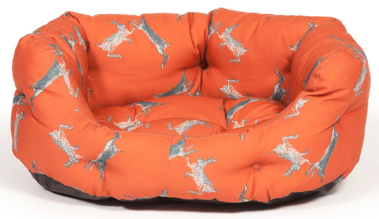 Danish Design Orange Woodland Hare Deluxe Slumber Dog Bed 3 Danish Design Orange Woodland Hare Deluxe Slumber Dog Bed