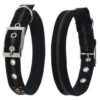 Oscar & Hooch Dog Collar Black -PetJoy Shop 50235