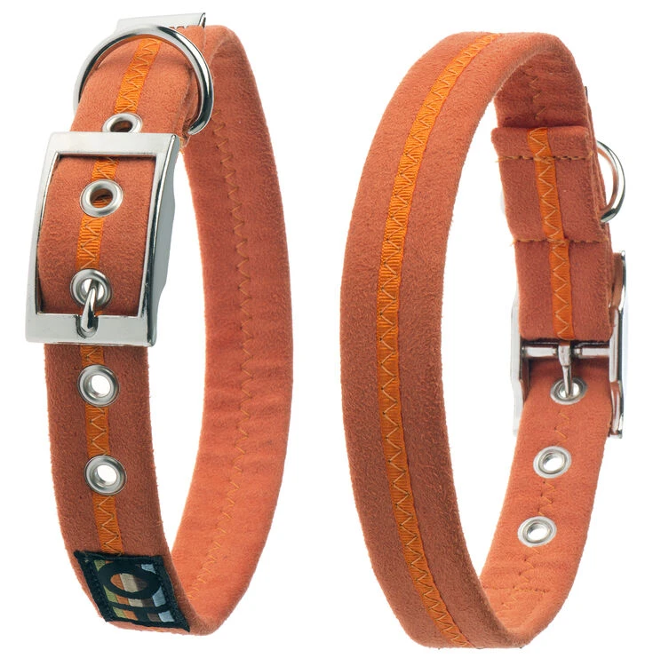 Oscar & Hooch Dog Collar Clementine Orange 3 Oscar & Hooch Dog Collar Clementine Orange