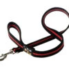 Oscar & Hooch Signature Luxury Soft Lead Black And Red -PetJoy Shop 50308
