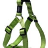 Rogz Lumberjack Reflective Nylon Step-in Harness Lime Green 25mm -PetJoy Shop 50829