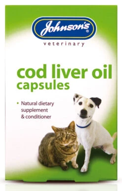 Johnson's Dog & Cat Cod Liver Oil Capsules