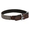 Wag N Walk Designer Collar Houndstooth Brown -PetJoy Shop 55160