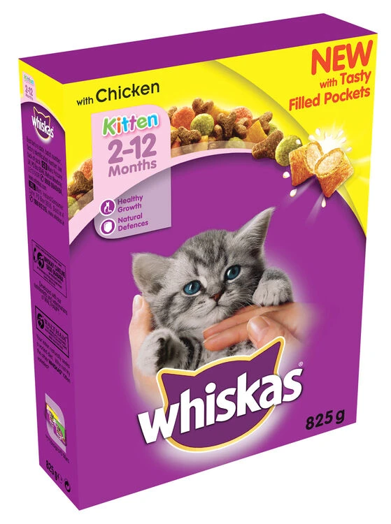 Whiskas 2-12 Months Kitten Complete Dry With Chicken 3 Whiskas 2-12 Months Kitten Complete Dry With Chicken