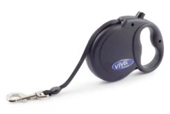 Ancol Viva Black Extendable Tape Lead